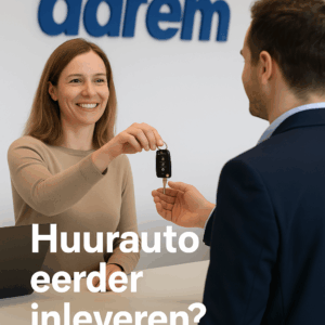 Huurauto eerder inleveren