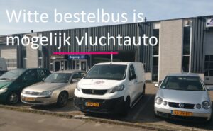witte bestelbus